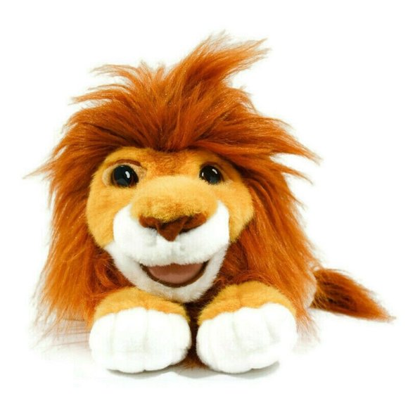 Disney Vintage 1993 The Lion King Simba NO SOUND 12" Plush Puppet Stuffed Animal - Picture 1 of 8